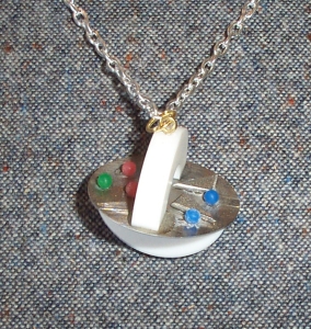 necklaces made from aluminum,lignum vitae,redheart,cocobolo